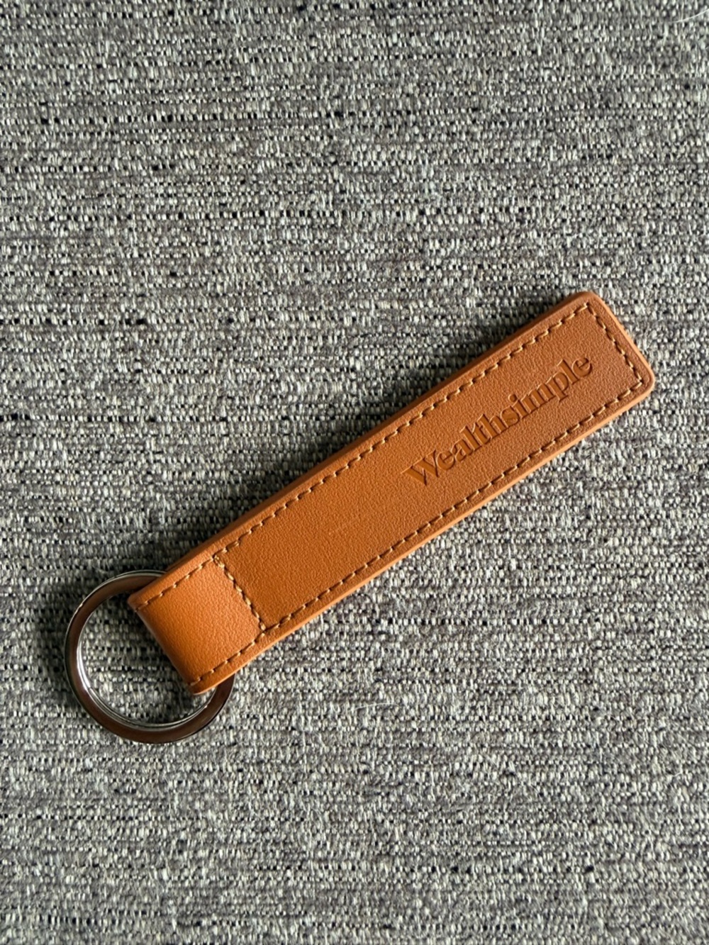 WEALTHSIMPLE Keychain - Brown